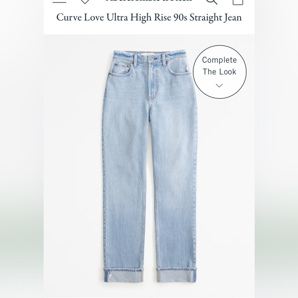 Curve love 90s straight leg